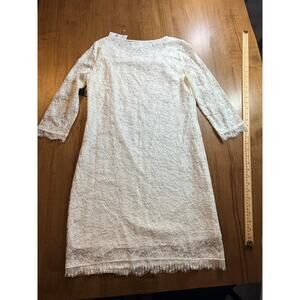 New York & Company NWT white lace dress size S